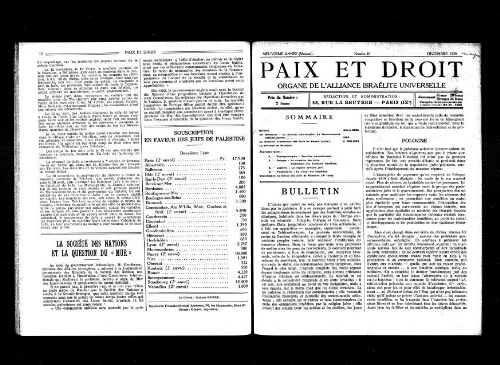 Paix et Droit.  (01/12/1929)